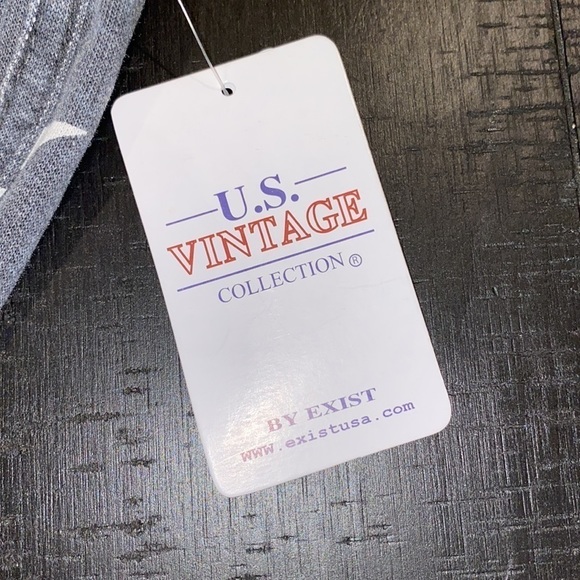 U.S. Vintage Collection Exist Star Charcoal Shorts - Picture 6 of 9